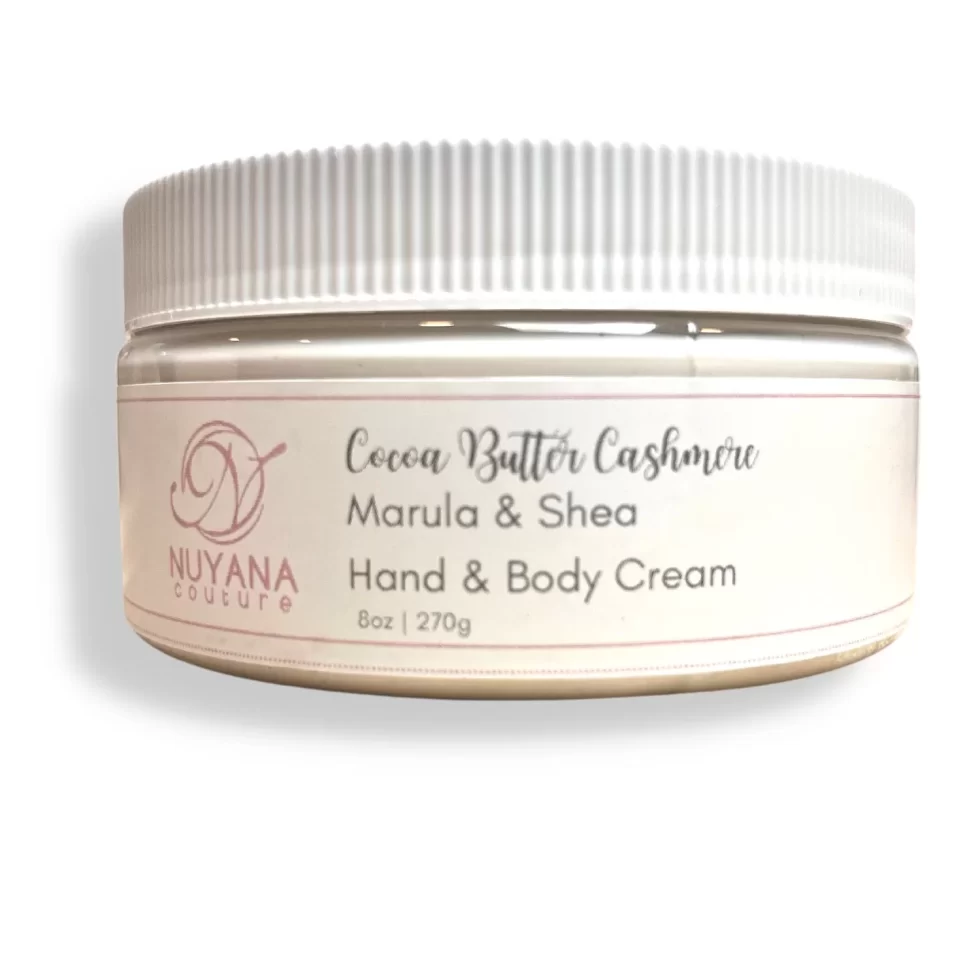 Creamy Luxurious Hand and Body Cream Marula Oil and Shea Butter